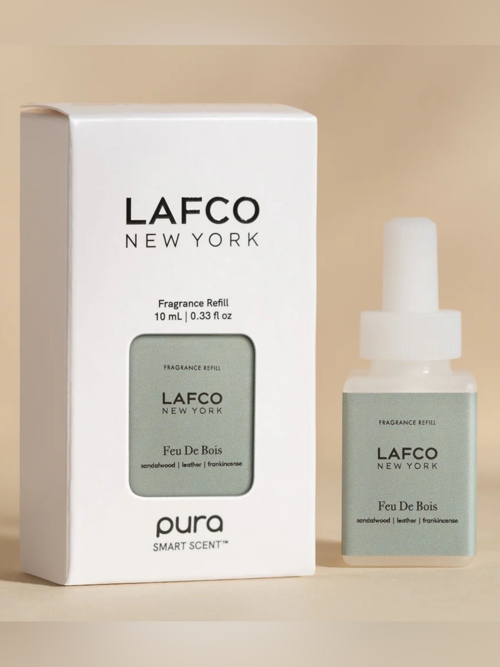 PURA LAFCO NWT feu des bois home fragrance Refill